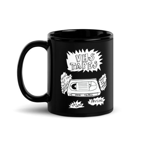 VHS Tapes Mug by Jacy Catlin