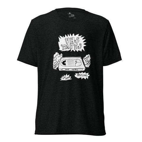 VHS Tapes Tee by Jacy Catlin