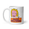 Hello Melindas Mug by Nicolas Caesar